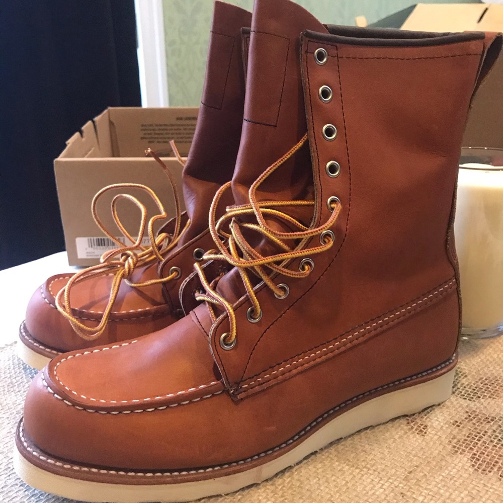 8 inch red wing boots brand new